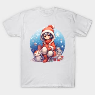 Christmas With Your Favorite Anime T-Shirt